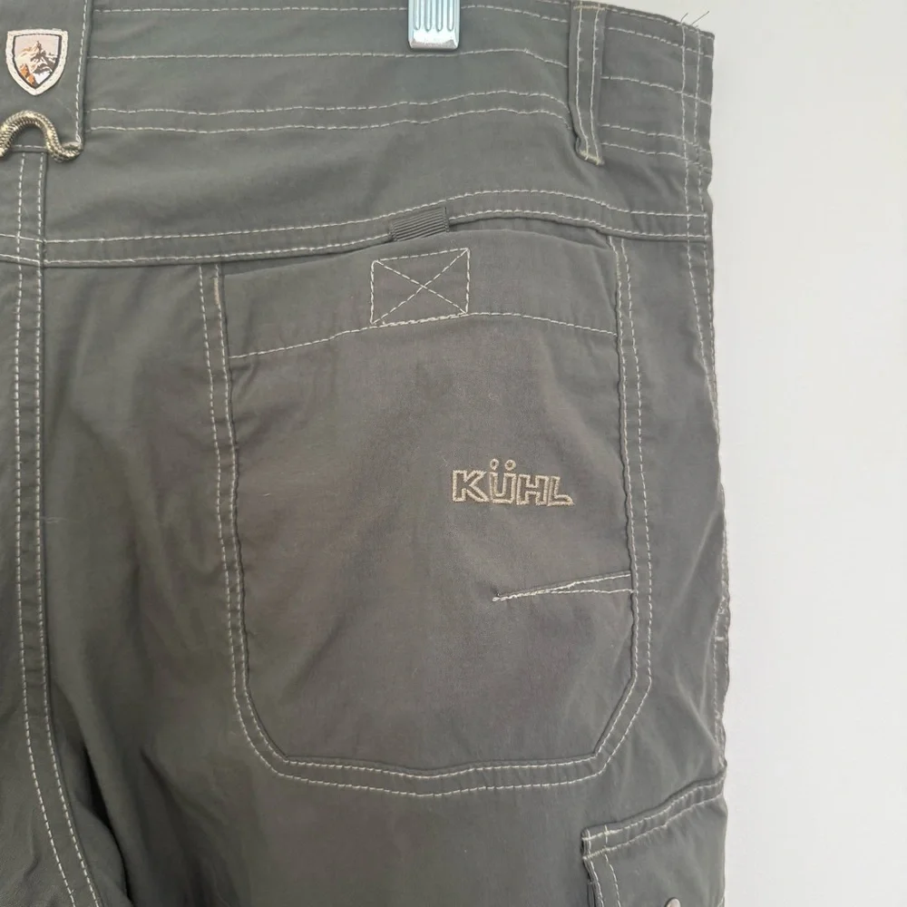 Kuhl Dark Green Casual Outdoor Hiking Cargo Shorts Men's Size 34‎ Gorpcore